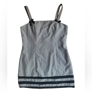 NEW Forever 21 Houndstooth Black Dark Academia Grunge Witchy Goth Mini Dress